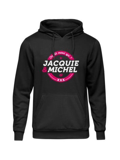 Sweat à capuche J&M logo rond