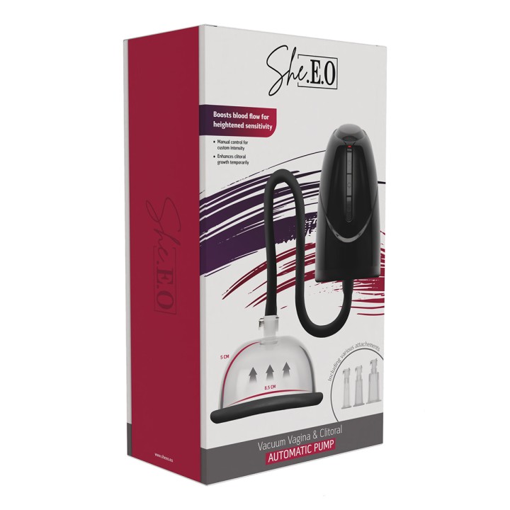 Pompe à vagin et clitoris automatique - She.E.O - Oralove