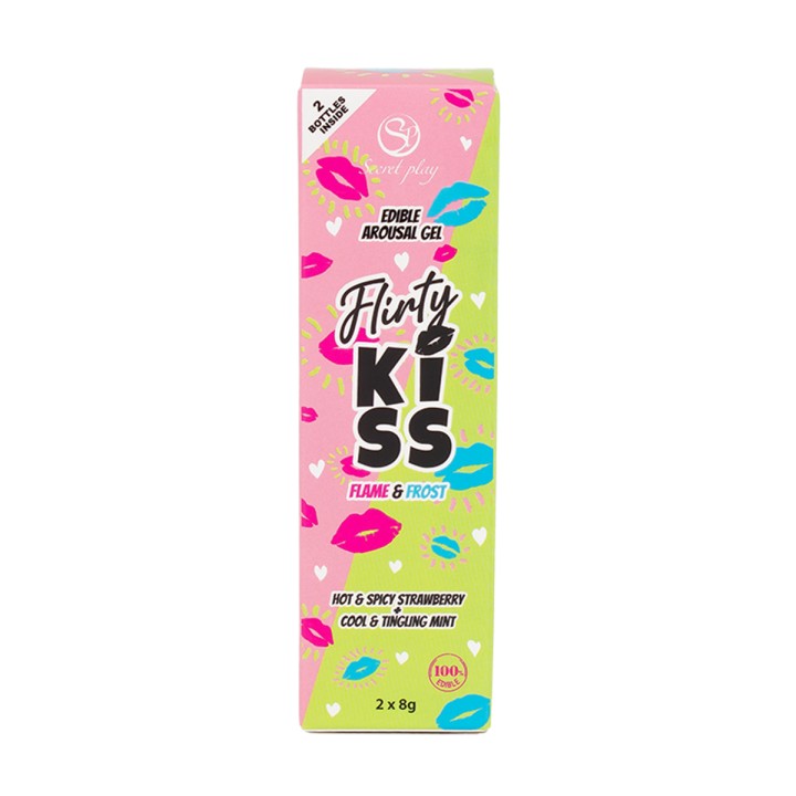 Pack 2 gels pour sexe oral Flirty Kiss - Secret Play - Oralove