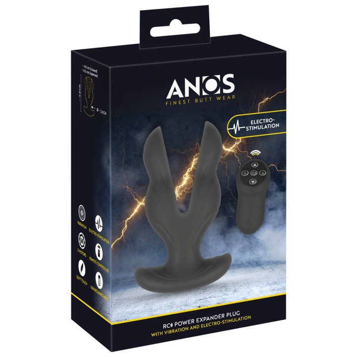 Plug anal E-Stim RC Power Expander Plug - Anos - Oralove