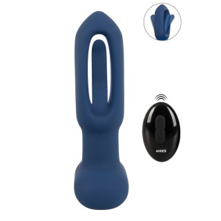 Plug anal vibrant avec langue oscillante - Anos - Oralove