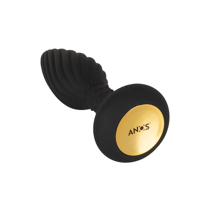 Plug anal vibrant et rotatif télécommandé - Anos - Oralove