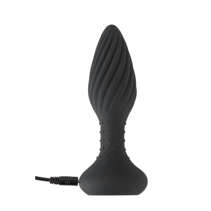 Plug anal vibrant et rotatif télécommandé - Anos - Oralove