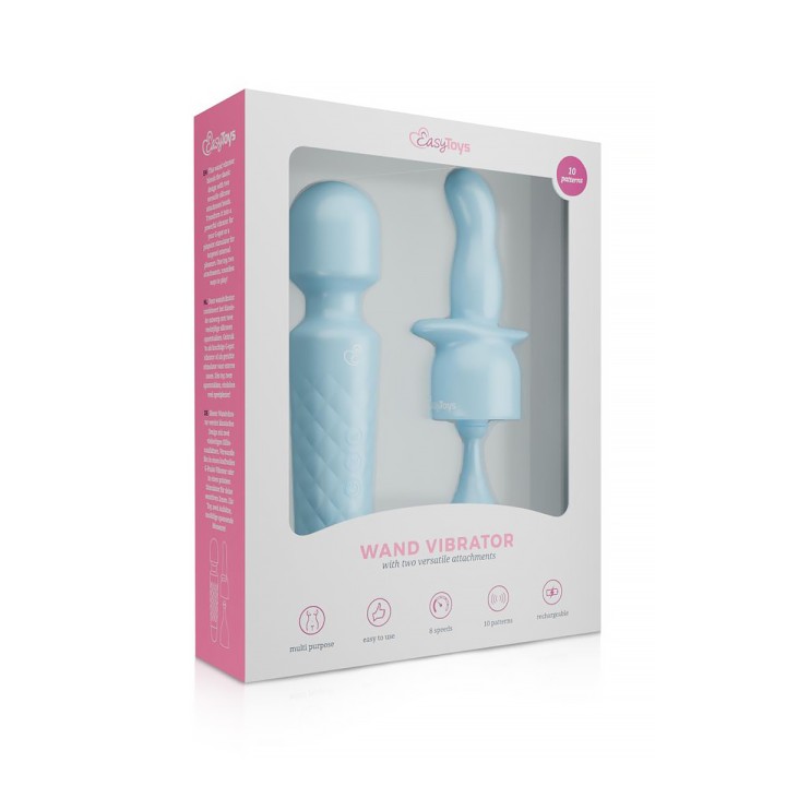 Mini Wand avec 2 accessoires - EasyToys - Oralove