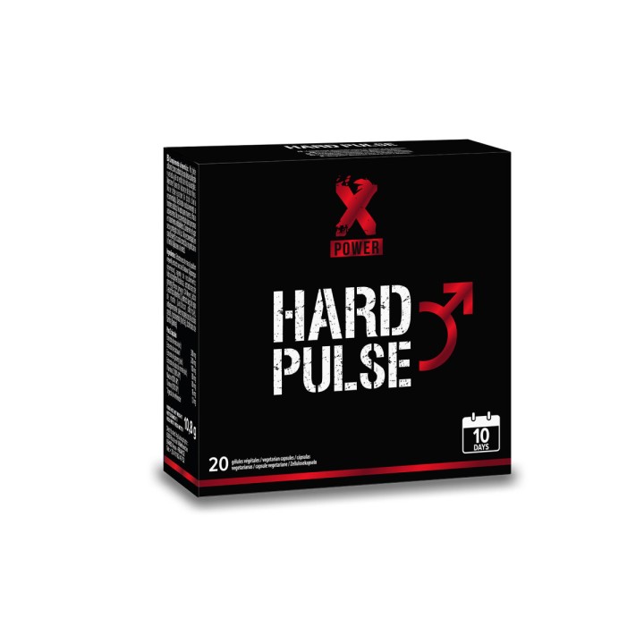 Booster sexuel masculin en cure Hard Pulse (20 gélules) - Oralove
