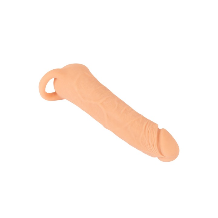 Masturbateur et extension de pénis 23,8 cm - Nature Skin - Oralove