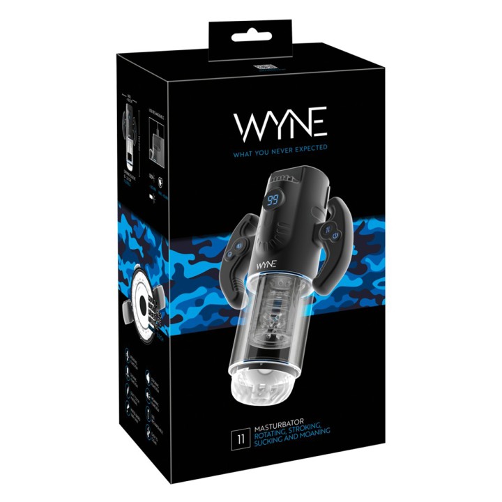 Masturbateur Premium 4 fonctions WYNE n°11 - Oralove