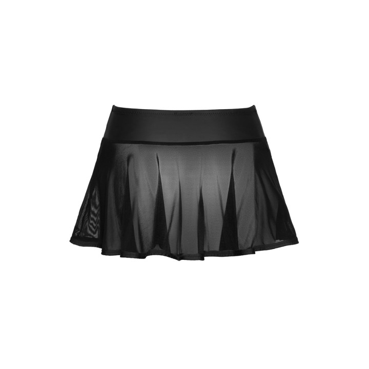 Mini-jupe noire transparente - Cottelli PARTY - Oralove