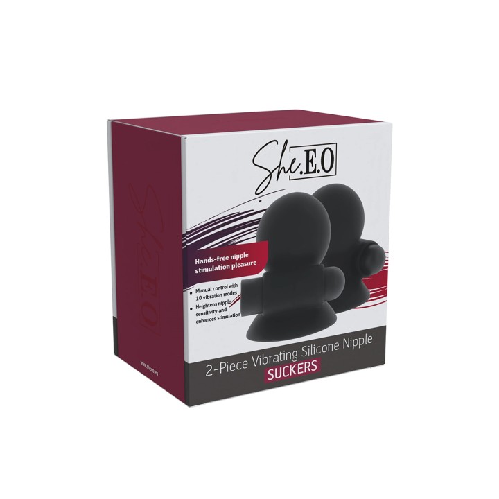 Suceurs de mamelons vibrants - She.E.O - Oralove
