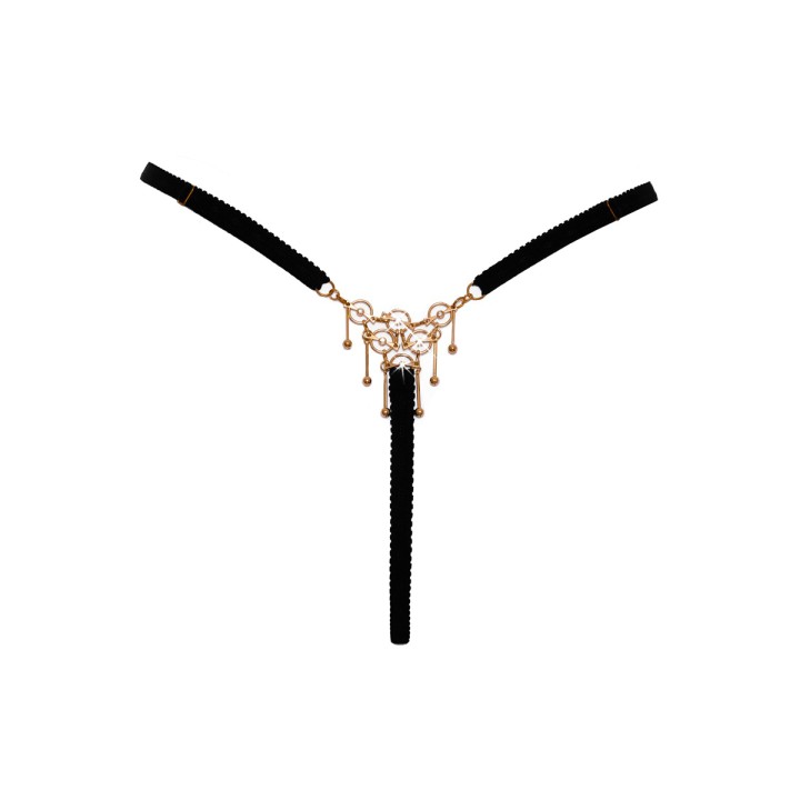 String ouvert avec design bijou - Cottelli LINGERIE - Oralove