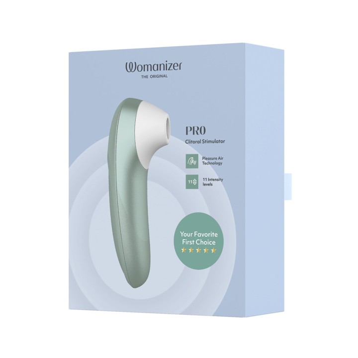 Stimulateur clitoridien Womanizer Pro turquoise - Oralove