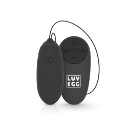 Oeuf vibrant télécommandé noir - LUV EGG