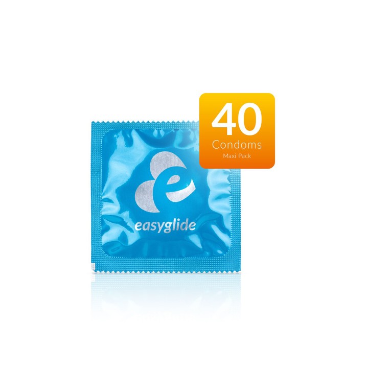 40 préservatifs parfumés - EasyGlide - Oralove