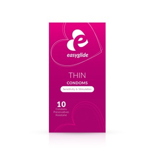 10 préservatifs Extra Fins - EasyGlide - Oralove