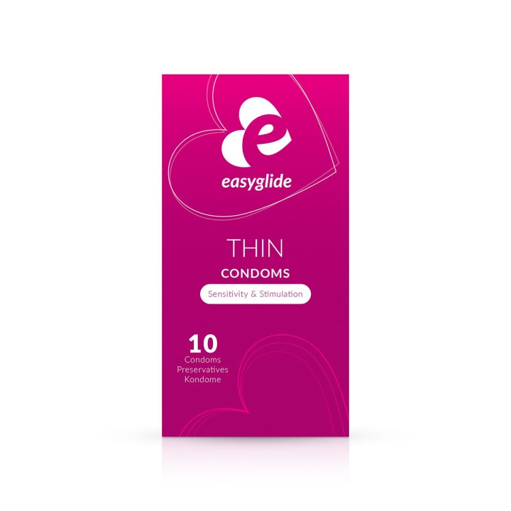10 préservatifs Extra Fins - EasyGlide - Oralove