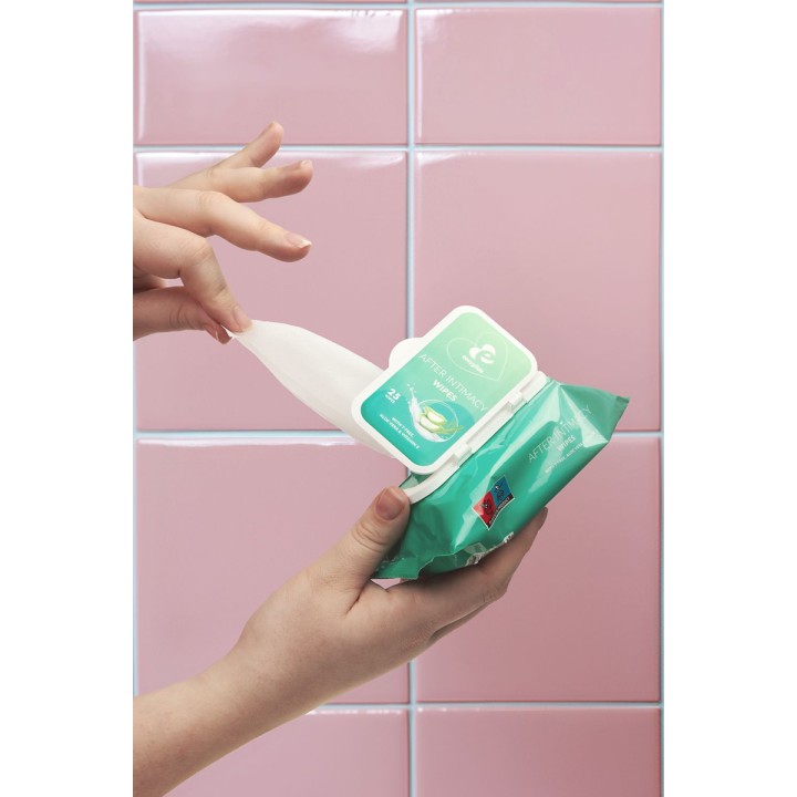 25 lingettes intimes After Intimacy - EasyGlide - Oralove