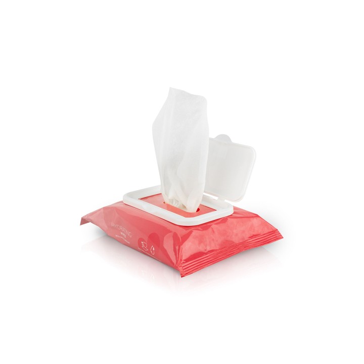 25 lingettes hydratantes avec lubrifiant et huiles - EasyGlide - Oralove