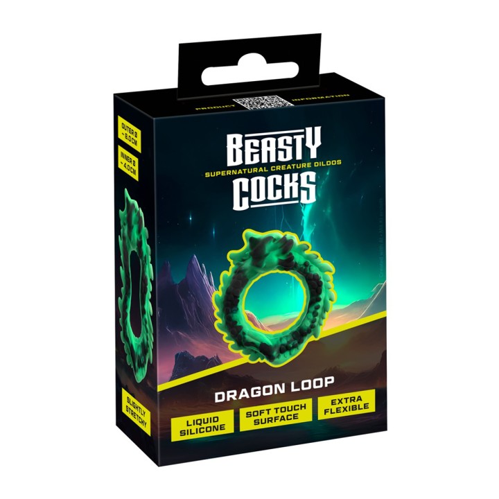 Cockring silicone Dragon Loop - Beasty Cocks - Oralove