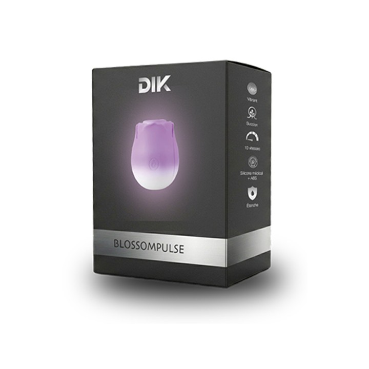 Stimulateur à aspiration et vibrations Blossom Pulse - DIK - Oralove