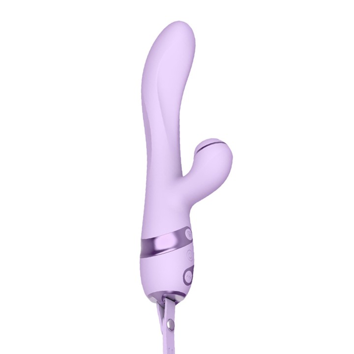 Vibro Rabbit 3 en 1 Purple Sucker - DIK - Oralove