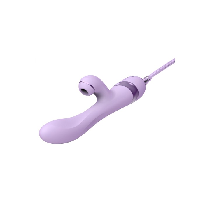 Vibro Rabbit 3 en 1 Purple Sucker - DIK - Oralove