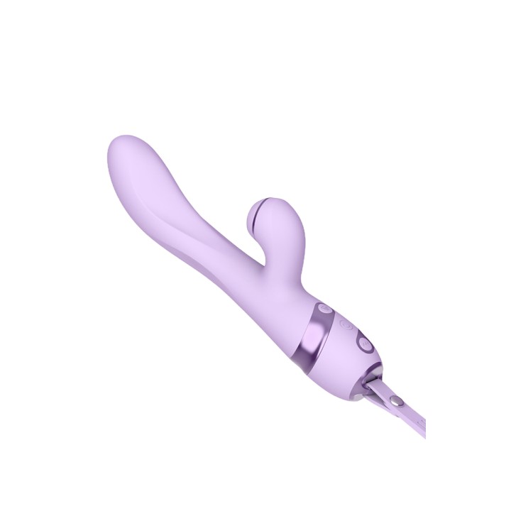 Vibro Rabbit 3 en 1 Purple Sucker - DIK - Oralove