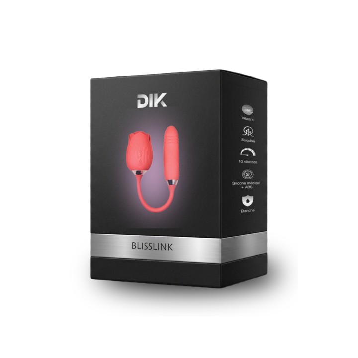 Stimulateur à va-et-vient et aspiration Blisslink - DIK - Oralove
