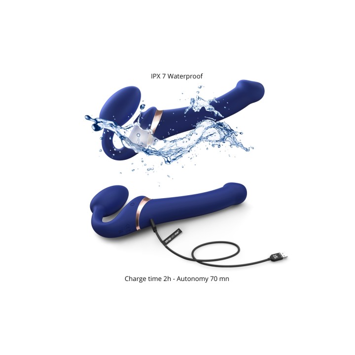 Strap-on-me Multi Orgasm bleu nuit L - Oralove