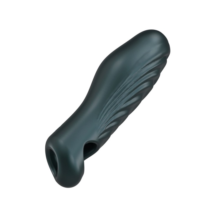 Gaine de pénis 3 en 1 Ryzer Pine Grey - Man Wan - Oralove