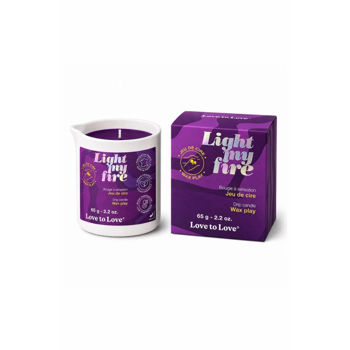 Bougie à sensation Light My Fire - Love to Love - Oralove