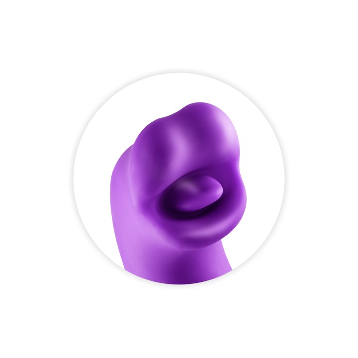 Vibromasseur rabbit 3-en-1 Kissy violet - Yoba - Oralove