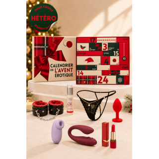 Calendrier de l’Avent érotique 24 surprises pour couple hétéro - 2026 - Oralove