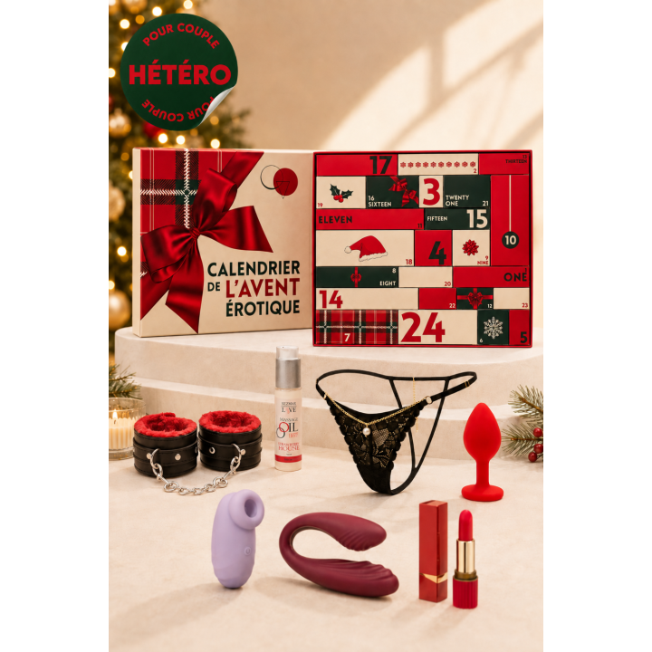 Calendrier de l’Avent érotique 24 surprises pour couple hétéro - 2026 - Oralove