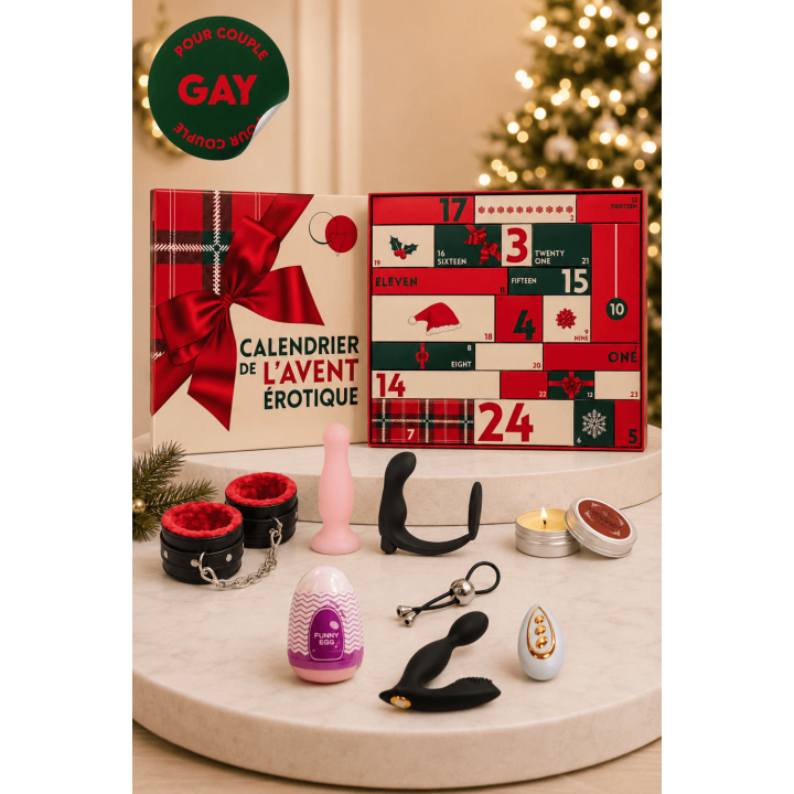 Calendrier de l’Avent érotique 24 surprises pour couple gay - 2026 - Oralove