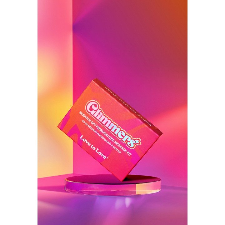 Kit de messages personnalisable Glimmers - Love To Love - Oralove