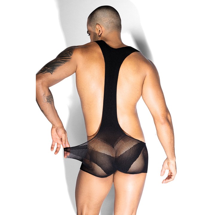 Combishort noir - J Lingerie - Oralove