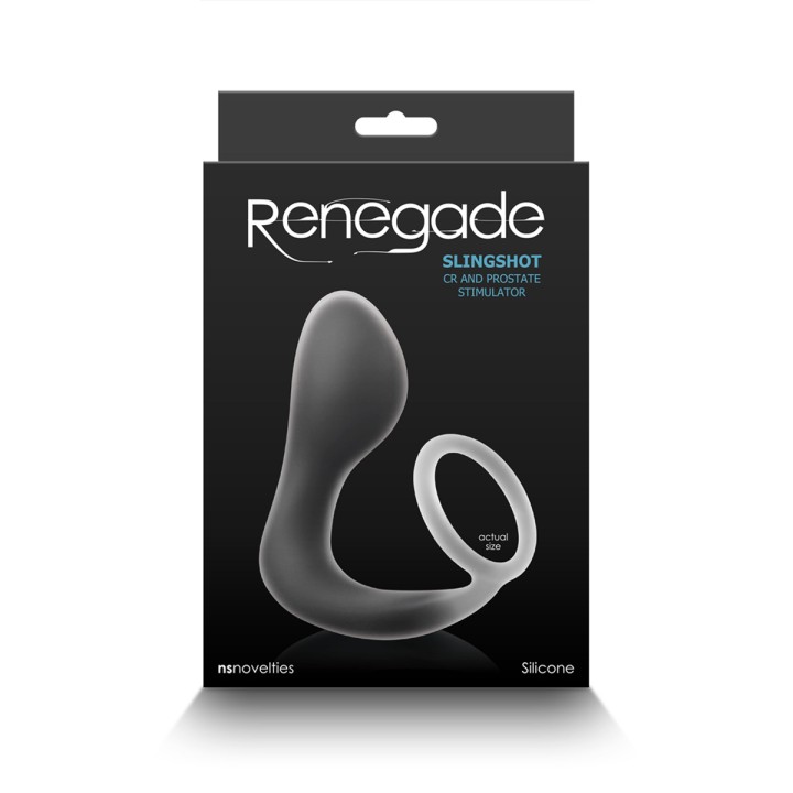 Plug prostatique avec cockring Renegade Slingshot - Oralove