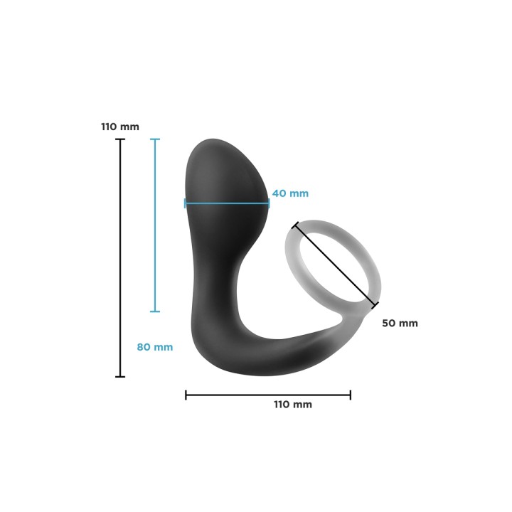 Plug prostatique avec cockring Renegade Slingshot - Oralove