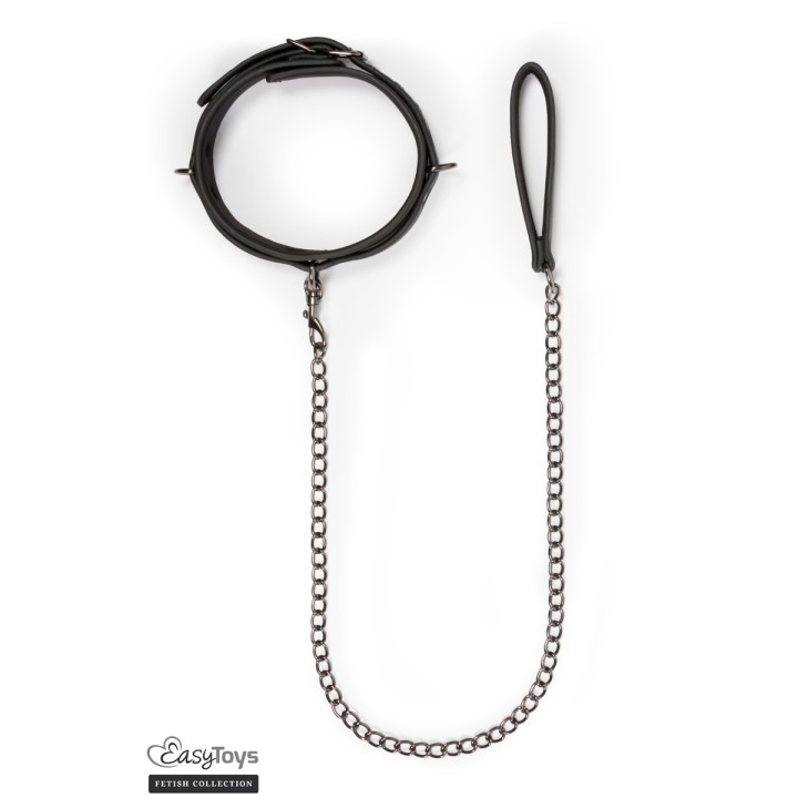 Collier fétichiste et laisse - Easytoys Fetish Collection - Oralove