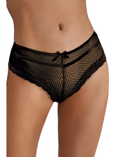 Tanga noir dentelle - Paris Hollywood