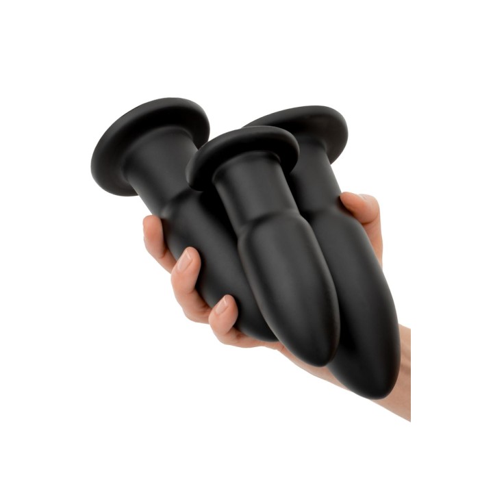 Kit entrainement anal 3 plugs Cluster Bombs - Buttr - Oralove