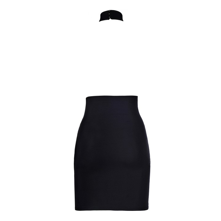 Robe noire V-9149 - Axami - Oralove