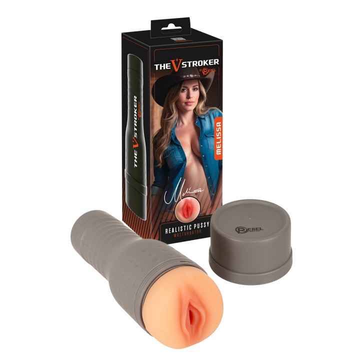 Masturbateur réaliste V-Stroker Melissa - Rebel - Oralove