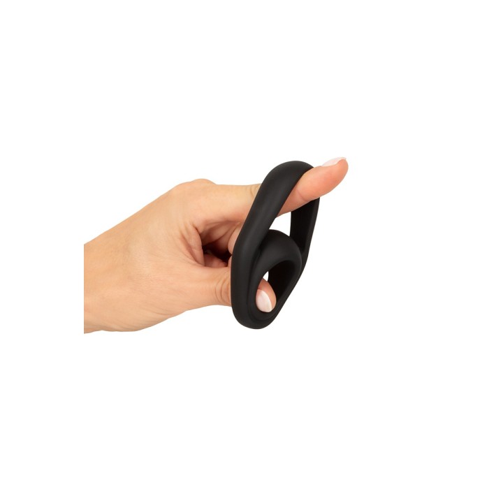 Double Cock & Ball Ring liquid silicone - Erecto - Oralove