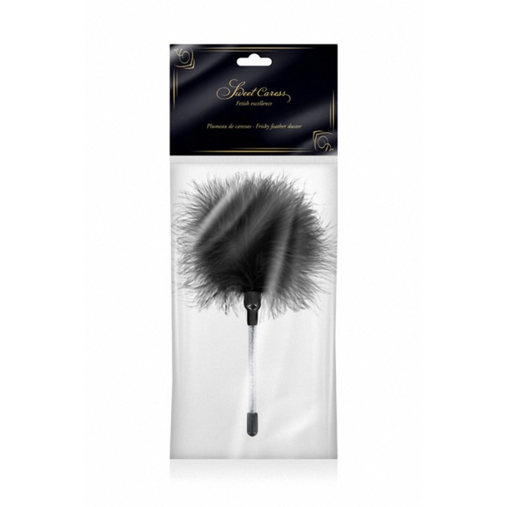 Plumeau à caresses noir - Sweet Caress - Oralove