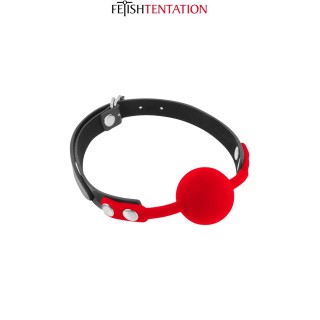 Baillon boule rouge - Fetish Tentation - Oralove