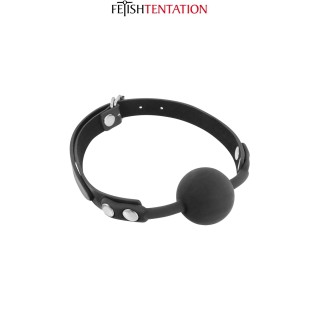 Baillon boule noir - Fetish Tentation - Oralove