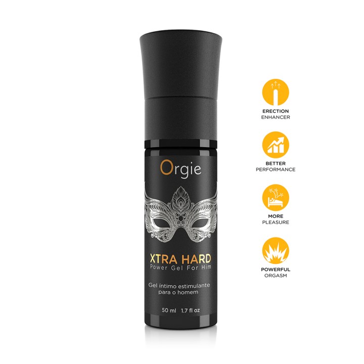 Gel stimulant l'excitation et l'érection Xtra Hard - Oralove