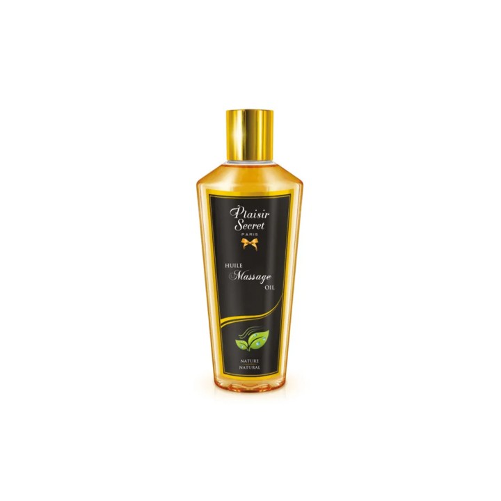 Huile de massage nature 30ml - Plaisir Secret - Oralove