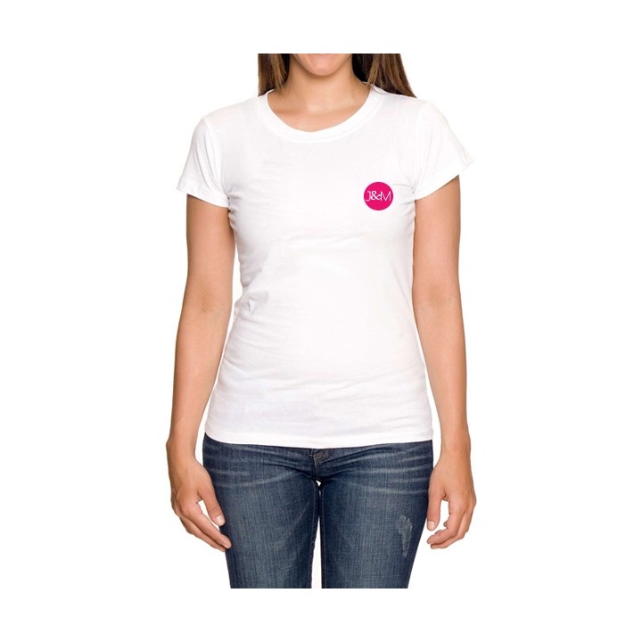 Tee-shirt  J&M blanc - spécial  femme